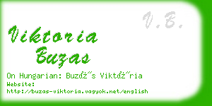 viktoria buzas business card